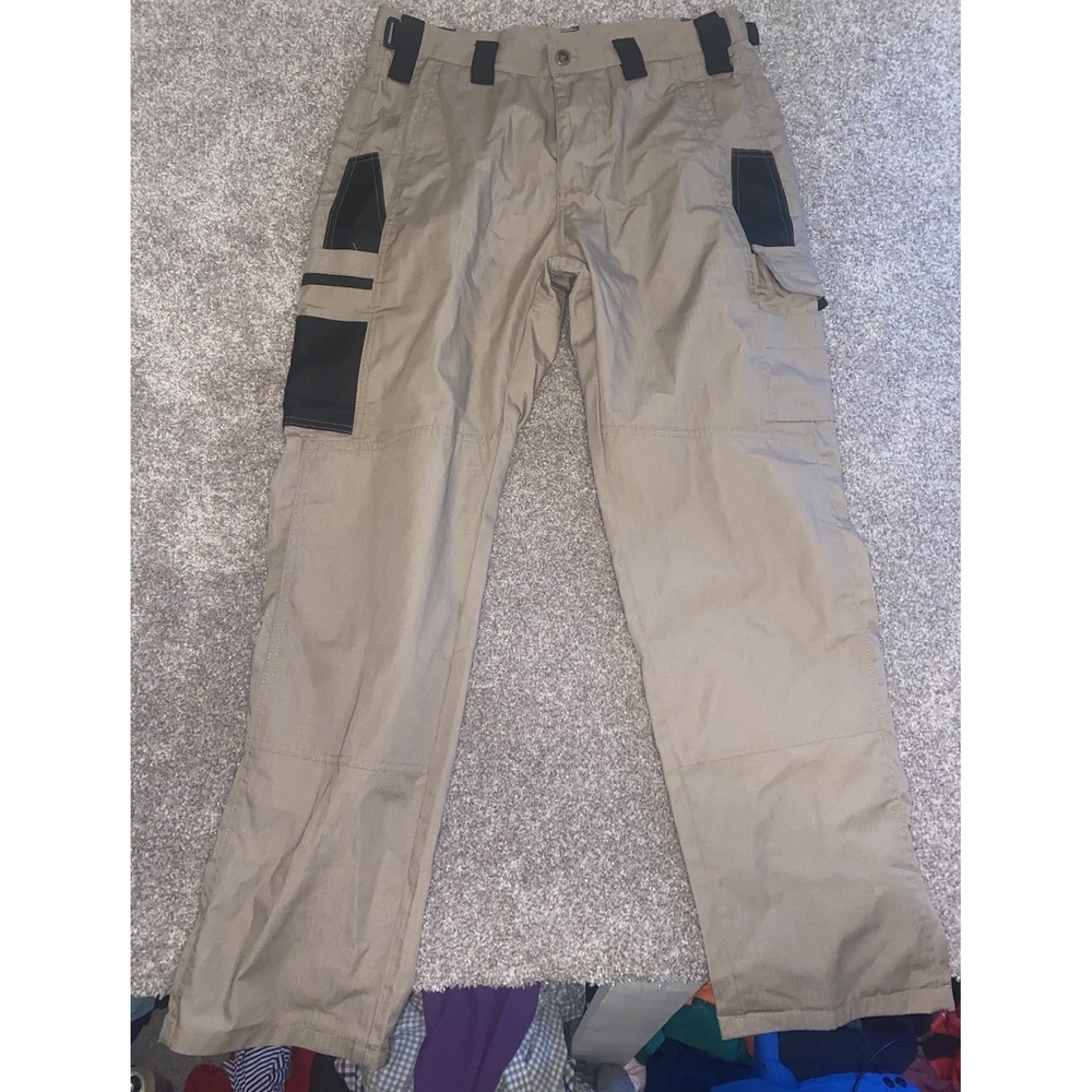 Outdoor Tactics Cargo Pants Men's 34x30 Beige Khaki Y2K Pockets Outdoor Tactical